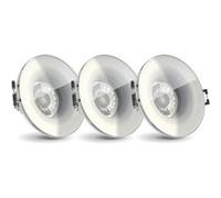Xanlite - Lot 3 Spots GU10 50W 4000K Rond Blanc IP44 - PAK3SP50RIP44BCW BLANC G