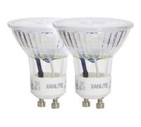 Xanlite - Ampoules LED spot GU10 - Blanc froid - Lot de 2