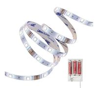 Xanlite - LSAK1PICW - Ruban lumineux LED - Piles (incluses) - 1 mètre - 150 Lumens - Mode de fixation par Adhésif - Autonomie 28 heures - Couleur Blanc Neutre
