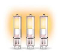 Xanlite - Pack de 3 ampoules RetroLED Capsule, culot G9, 2,6W cons. (20W eq.), 200 lumens, lumière blanc neutre - PACK3ALG9200CW Incolore G