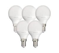 Xanlite - PACK5EV470P - Lot de 2 ampoules LED P45 - culot E14 - classique - Matière Plastique Faible Consommation - Installation Facile