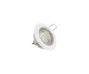 Xanlite PACK5SP50AB Lumineux Lampe encastrable Plafond-Lot de 5 Spots encastrés Ampoule LED GU10 incluses Blanc Chaud-PACK5SP50AB Plastique 50 W