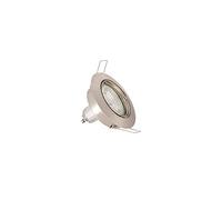 Xanlite PACK5SP50AS Lumineux Lampe encastrable Plafond-Lot de 5 Spots encastrés-Ampoule LED GU10 incluses-Blanc Neutre-PACK5SP50AS Plastique Silver