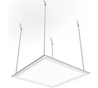 Xanlite Carré Ultra Panneau Plafond avec 3 Modes De Fixation-Luminaire 12W LED Plat 960 Lumens-Plafonnier Design 290 x 290 mm-PA960CNW, 12 W
