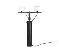 Projecteur De Chantier Secteur 230 V Trépied 1 Tête 20w 1600 Lm 6500 K Projection 40 M Ip 44