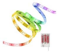 Ruban lumineux LED - Xanlite - 1m - Multicolore - Piles incluses - 345 lumens
