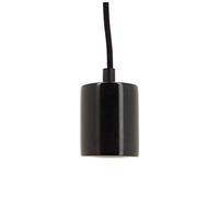 Xanlite Suspension à douille en marbre noir culot E27
