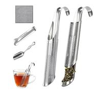 Xanthelle Teesieb, 2 pièces infuseur à thé en acier inoxydable pour accessoires de thé filtre à thé boîte à thé pour thé en vrac