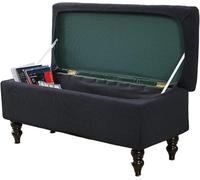 XAOLPLH Housse de Pouf rectangulaire en Velours Extensible, Housse de Pouf, rectangulaire, Pliable, avec élastiques