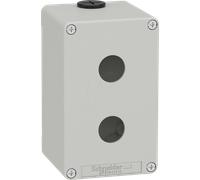 XAPD2502 - Boîtier vide, métal, gris, 2 points de commande 22 mm