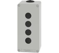 XAPD3504 - Boîtier vide, métal, gris, 4 points de commande 22 mm