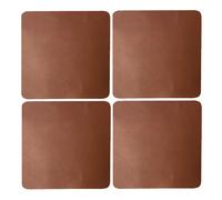 Xapron Dessous de Verre Cuba Lot de 4 Cognac
