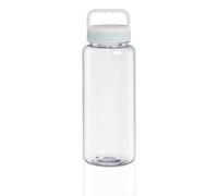 Xavax Gourde 1250 ml (bouteille d'eau anti-fuite, bouteille de boisson avec anse pratique et bouchon à vis, de qualité alimentaire, transparent) Bleu