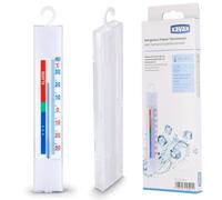 Xavax Hama Thermomètre analogique (à suspendre au réfrigérateur, congélateur, cave à vin, minibar, minimum -35 degrés, maximum 40 degrés) Blanc