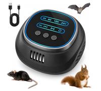 XAVURO Répulsif à Ultrasons pour Souris,Raticide Professionnel Foudroyant | Ultrasons à Large Portée à 360° avec Alimentation USB, pour Une Utilisation en Intérieur et en Extérieur
