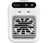 XAXEURLKJ Zensairex Climatiseur portable ultra silencieux - Mini refroidisseur d'air avec nano brume de glace, ventilateur de bureau USB, fonctionnement silencieux de 20 dB