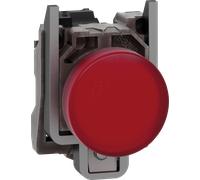 XB4BVM4 - Voyant lumineux, Harmony XB4, métal, 22 mm, rouge, 230 V C.A.