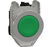 XB4FA31 - Bouton-poussoir complet Harmony XB4F, 30 mm, 1 contact NO, vert