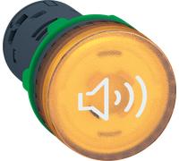 XB5KS2M8 - Buzzer Harmony, lumineux en jaune, Ø 22 mm, 230 … 240 V c.
