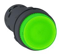 Xb7nw33b1 Schneider - Bouton Poussoir Lumineux - ø22 - Led Verte - à Impulsion -
