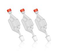 XBAIPIN Lot de 3 Tubes de Fermentation + Récipient Transparent + | Bonde et Ballon de Fermentation - Kit Complet pour Brasser Bière, Vin et Cidre - Accessoire de Cuve en Plastique Alimentaire