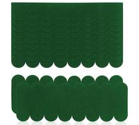 Xbessc 36 Pièces Vert Mini Bardeaux de Toit Bardeau Bitume Toiture Feutre | Auto Adhésifs Bardeau Toit Imperméabilité pour Abri de Jardin Nichoir Niche pour Chien Projets en Bois