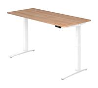 XBHM 19 WW | Bureau 180 x 80 réglable en hauteur électriquement Noyer