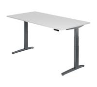 XBHM 2E GG | Bureau 200 x 100 réglable en hauteur électriquement Blanc