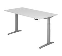 XBHM 2E SS | Bureau 200 x 100 réglable en hauteur électriquement Blanc