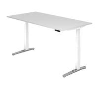XBHM 2E WC | Bureau 200 x 100 réglable en hauteur électriquement Blanc
