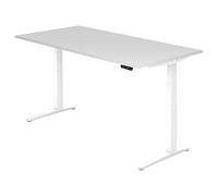 XBHM 2E WW | Bureau 200 x 100 réglable en hauteur électriquement Blanc