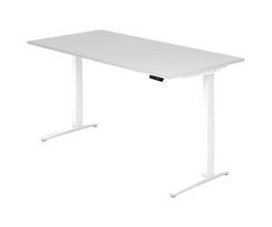 XBHM 2E WW | Bureau 200 x 100 réglable en hauteur électriquement Blanc