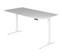 XBHM 2E WW | Bureau 200 x 100 réglable en hauteur électriquement Gris