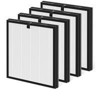 XBWW HY4866 H13 True HEPA Lot de 4 filtres de rechange compatibles avec purificateur d'air Morento HY4866 et YIOU M1