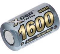 XC 133291 23A - Pile industrielle, NiMh, 2/3 A, 1,2 V, 1600 mAh, pôle bouton