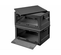 XCase 2 boîtes de rangement pliables 45 L AB-130 - coloris noir