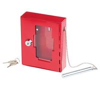 XCase Boîte à clés de secours professionnelle avec vitre et marteau d'urgence