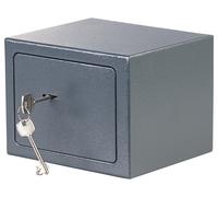XCase Coffre-fort compact 5 L en acier avec 2 clés à double panneton