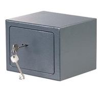 XCase Coffre-fort compact 5 L en acier avec 2 clés à double panneton