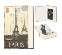 XCase Livre coffre-fort en acier dissimulé - livre de voyage