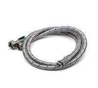 Xcel Home Lot de 2 x M10 x 1/2 BSP (1000 mm) Acier Inoxydable Tressé | Raccords Flexibles, Paire de Queues de Tuyau Flexible | Convient Mitigeur Cuisine/Lavabo Monobloc | 10 Longueurs