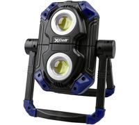 XCell Worklight Twin 149480 Lampe Torche Rechargeable (L x l x H) 135 x 185 x 75 mm Poids 320 g Plastique 1100 LM Temps de Charge 4-5 h Portée d'éclairage 50 m avec 1 câble USB-C