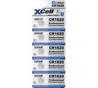 XCELL CR1620 5X - Pile bouton lithium CR1620, blister de 5