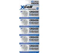 XCELL CR2430 5X - Pile bouton lithium CR2430, blister de 5