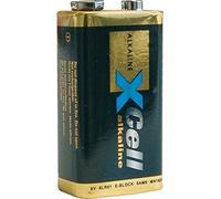 XCell Performance 115357 Pile alcaline 6LR61 9 V (sous Blister en Carton, Performance optimale, Haute densité d'énergie, Longue durée de Vie)