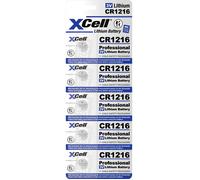 XCell Pile bouton CR1216 3 V Lithium – Pack de 5