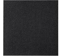 XCHtuerFY Tapis Autocollants, Dalles de Sol carrées 30 x cm (12 12 po) antidérapantes(Black,12pcs)