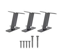XCHYEAM 3 pièces de Supports de surélévation de toiture, en Acier Inoxydable, Robustes, réglables à 90 degrés, pour pergola, avec Bras de Support de 6 Pouces, destinés à l’Extension de la