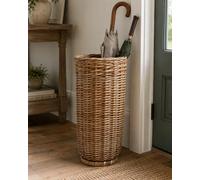 XCLOOZGL Porte-Parapluies en Rotin pour Ranger Parapluies, Fleurs Et Cannes De Marche, Support Parapluies pour Entrée,Organiseur À Parapluies en Osier, Porte-Cannes pour Couloir Et Salon,A