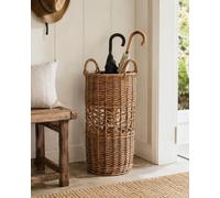 XCLOOZGL Porte-Parapluies en Rotin pour Ranger Parapluies, Fleurs Et Cannes De Marche, Support Parapluies pour Entrée,Organiseur À Parapluies en Osier, Porte-Cannes pour Couloir Et Salon,B